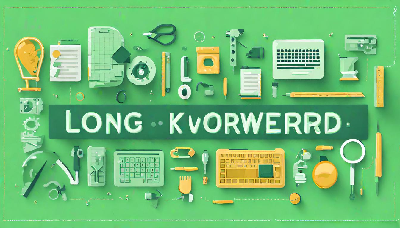 long-tail keyword blog banner generated by AI