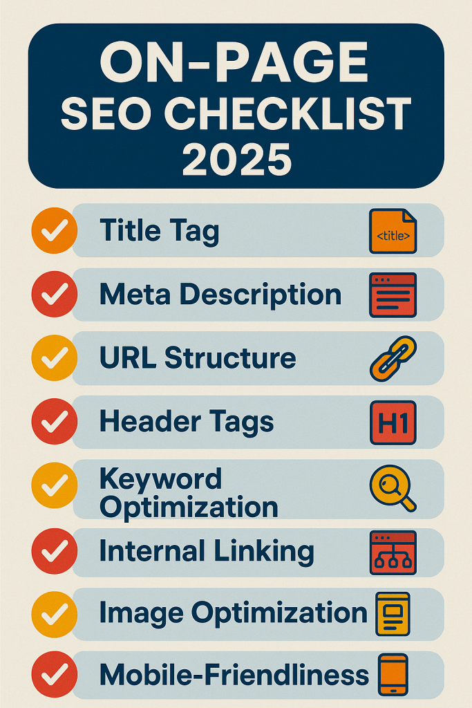 Effective On-Page SEO Checklist 2025 – DigitalSolley